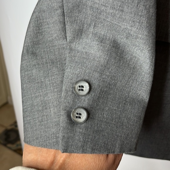 Vintage Jos A Bank Clothier Mens Suit Jacket Union Gray 40R - Picture 3 of 8